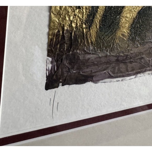 Starlie Sokol Hohne Mixed Media Abstract Expressionist Painting Framed - Picture 5 of 10